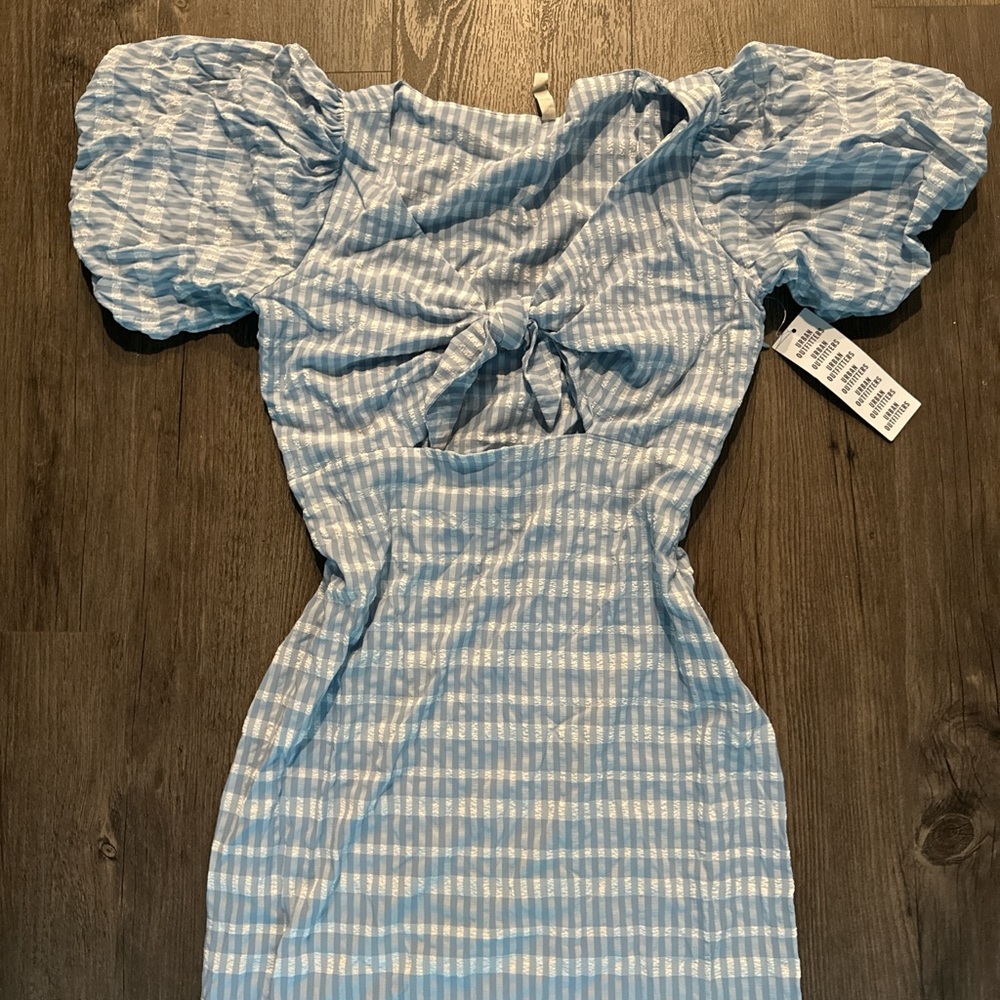 Urban outfitters picnic in the park mid blue dress size small never worn